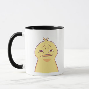 Mug canard à l'expression bizarre