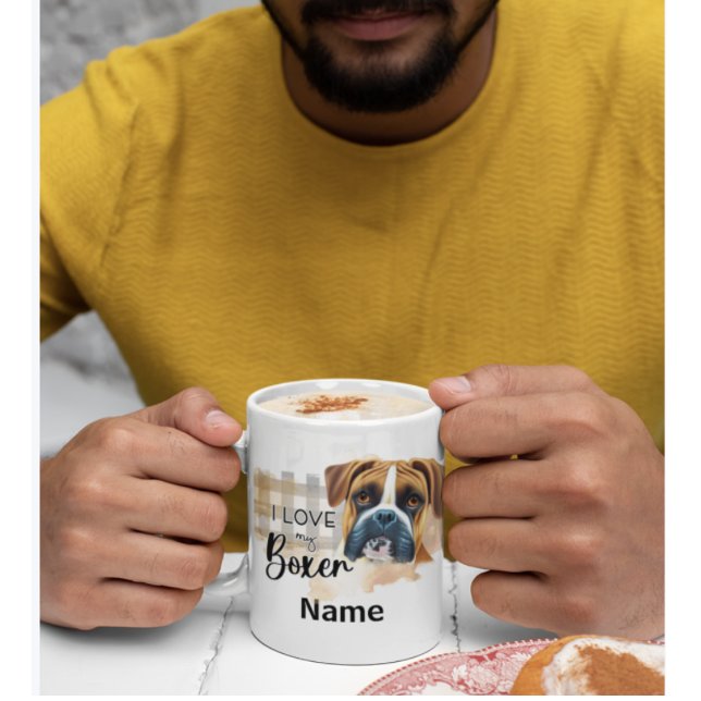 Mug Canard boîte de café Mug, Coupe (Boxer Dog Pet Coffee Mug)