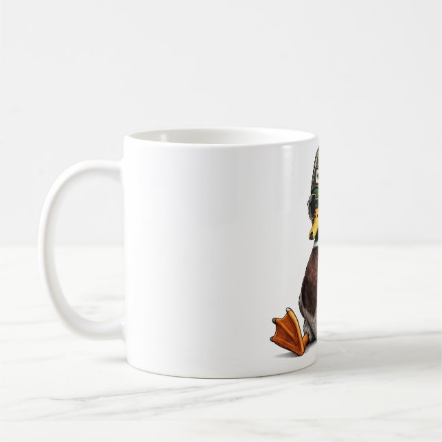 Mug Canard colvert personnalisé — Drôle de Saint-Valen (Gauche)