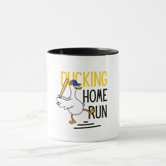Mug Canard drôle Baseball Canard  (Centre)
