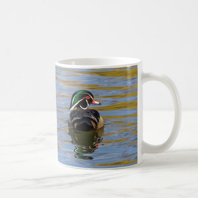 Mug Canard en bois coloré (Droite)