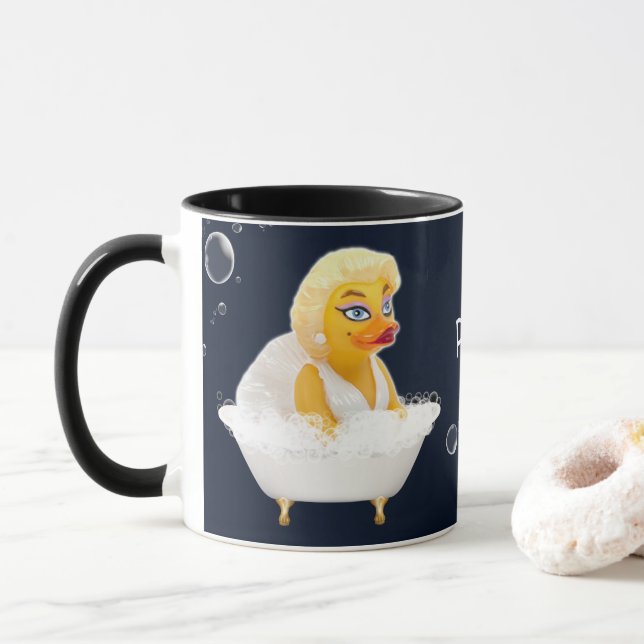 Mug Canard en caoutchouc CelebriDucks Hollywood de (Avec donut)
