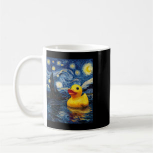 Mug Canard en caoutchouc Duckie Ducky Van Gogh Style N