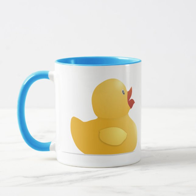 Mug Canard en caoutchouc jaune (Gauche)