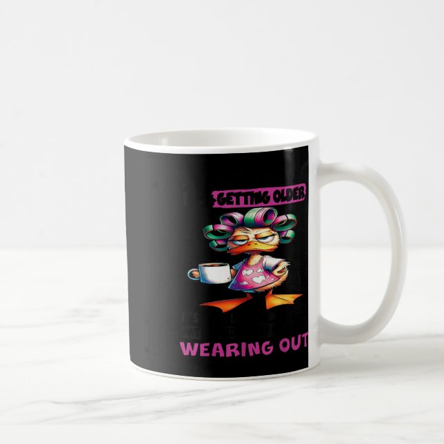 Mug Canard Je N'Ai Pas L'Impression De Vieillir Son Pl (Droite)