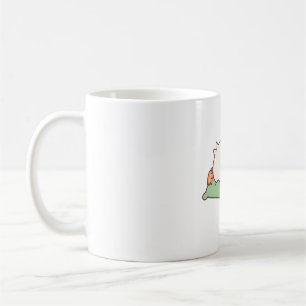 Mug Canard mignon dormant sur un oreiller
