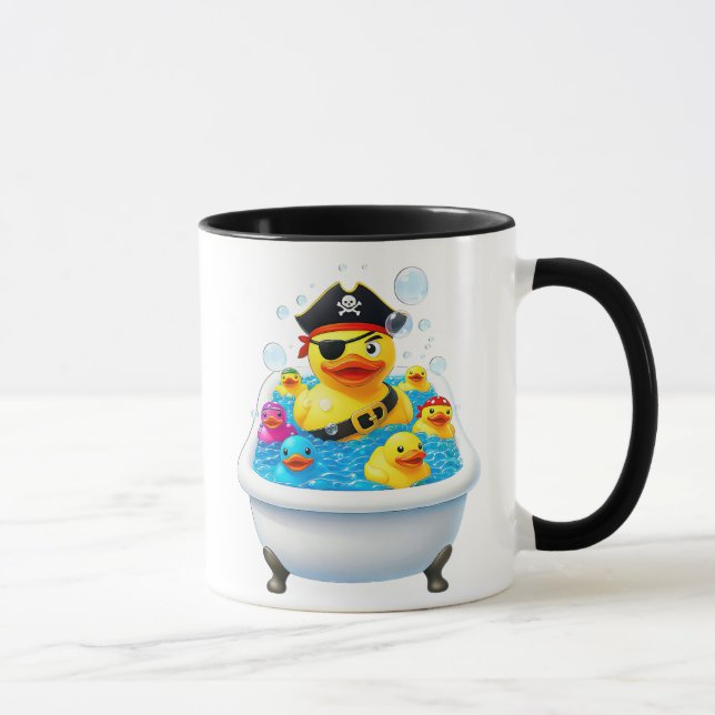 Mug Canard Pirate Bain Rigolo (Droite)