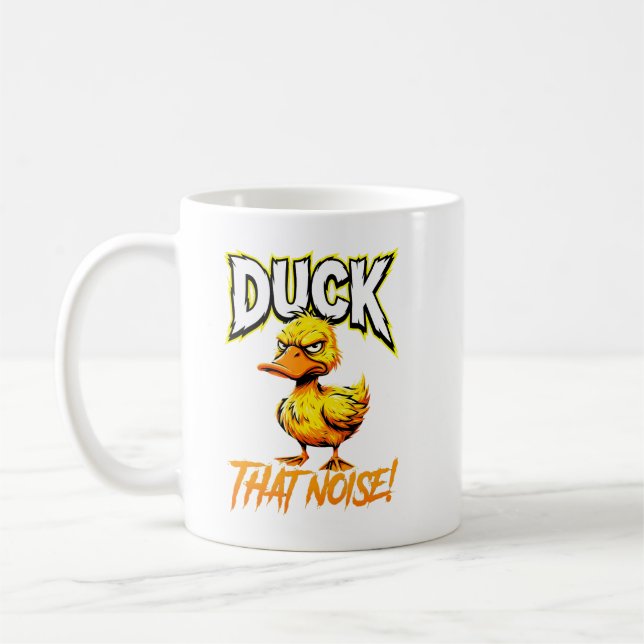 Mug Canard sarcastique coin-coin ce bruit Mème drôle (Gauche)