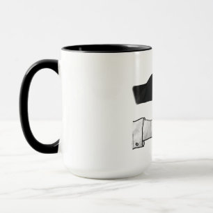 Mug Canard Silhouette main