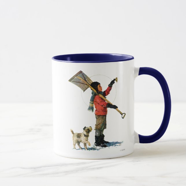 Mug Canard souchet de neige (Droite)