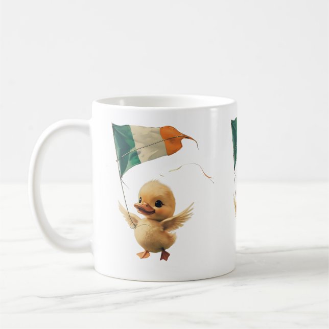 Mug Canard volant un cerf-volant irlandais (Gauche)