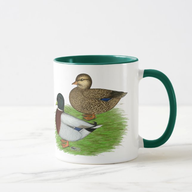 Mug Canards : Appels gris (Droite)