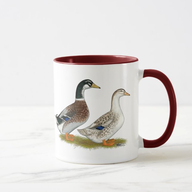 Mug Canards :  Appleyard argenté (Droite)