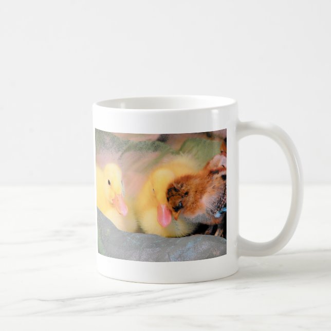 Mug Canards caricaturaux et poussins (Droite)