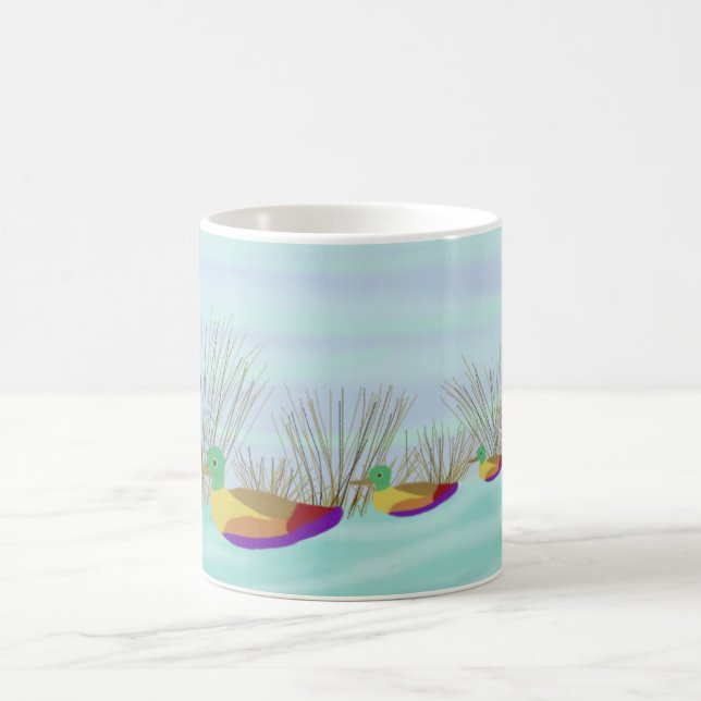 Mug Canards dans l'eau (Centre)