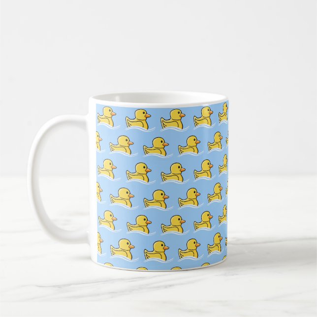 Mug Canards en caoutchouc heureux (Gauche)