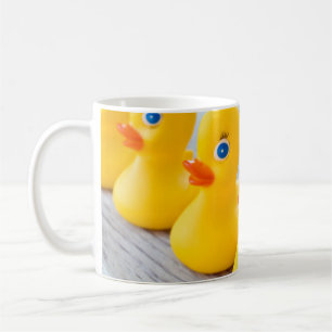 Mug canards en caoutchouc jaune
