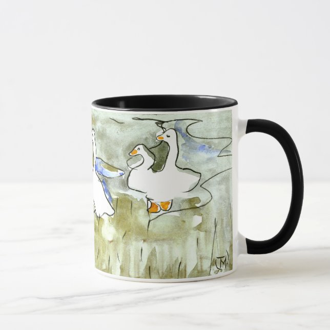 Mug Canards et oies de style Art nouveau néerlandais (Droite)