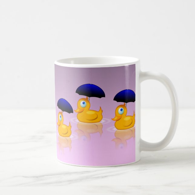 Mug Canards multiples de parapluie (Droite)