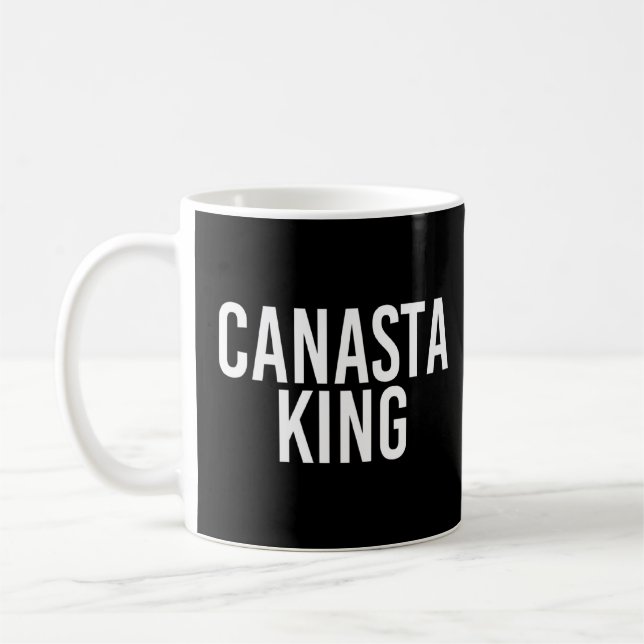 Mug Canasta King Funny Canasta Card Jeux Idée du joueu (Gauche)