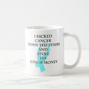 Mug Cancer Bully (ruban bleu clair)