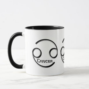 Mug CANCER, Conception abstraite du signe zodiaque,