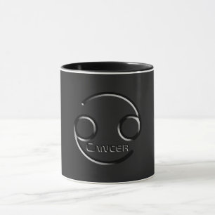 Mug CANCER, Conception abstraite du signe zodiaque,