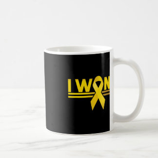 Mug Cancer de l'enfance J'ai gagné le ruban