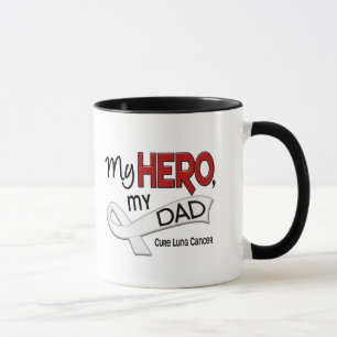 Mug Cancer de poumon MON HÉROS MON PAPA 42