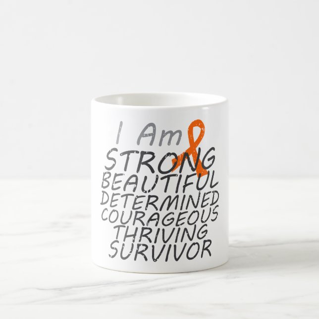 Mug Cancer de rein je suis survivant fort (Centre)