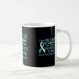 Mug Cancer Du Col Pour Quelqu'Un Qui Signifie Monde Po