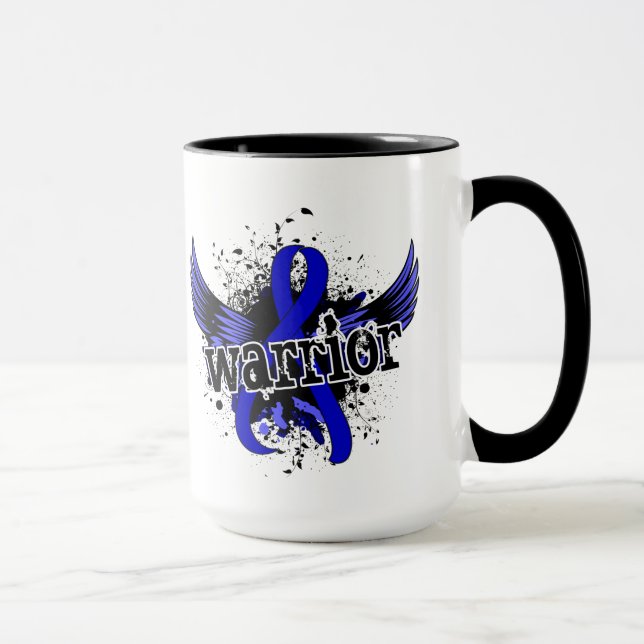 Mug Cancer du colon du guerrier 16 (Droite)