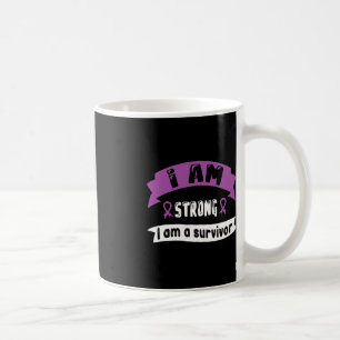Mug Cancer du pancréas Je Suis Forte Je Suis Survivant
