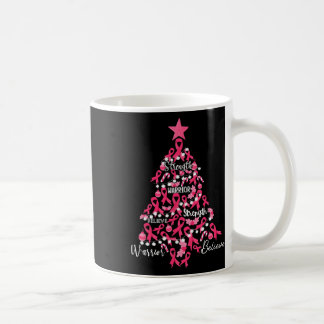 Mug Cancer du sein Arbre de Noël Pink Ribbon Combattre