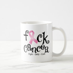 Mug Cancer du sein de F*CK (ruban rose)