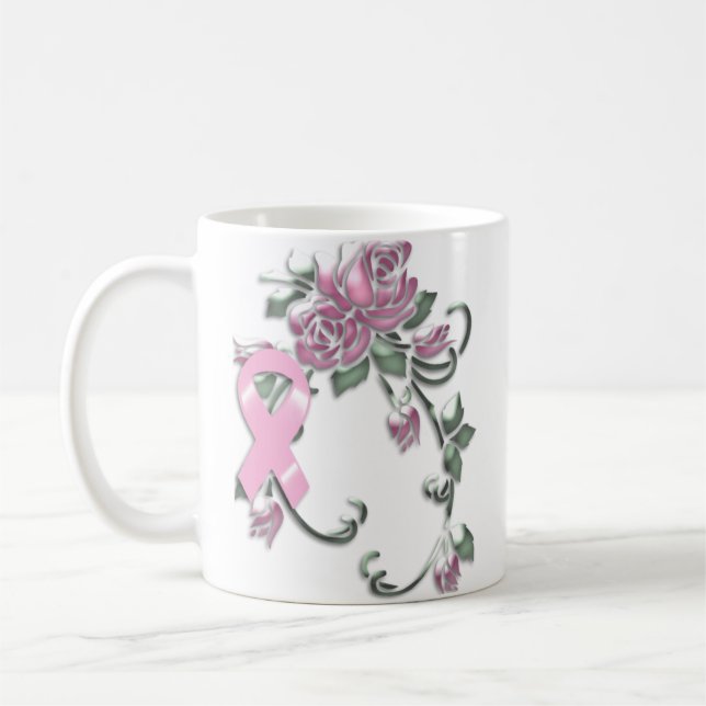 Mug Cancer du sein de KRW - une cause près de mon (Gauche)
