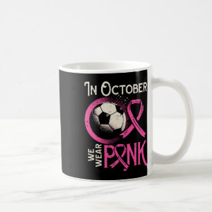 Mug Cancer du sein Football Octobre Porter du rose Sen