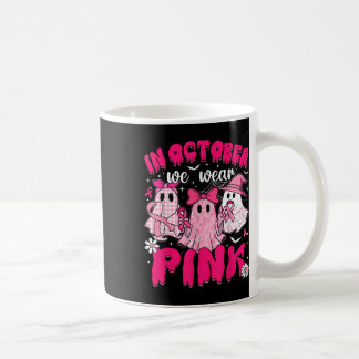 Mug Cancer du sein Halloween Octobre Porter Rose Ghost
