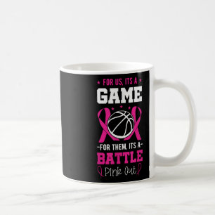 Mug Cancer du sein Joueur de basketball entraîneur ros