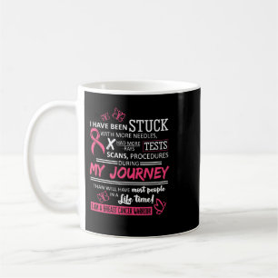 Mug Cancer du sein Mon voyage Je suis un guerrier ruba