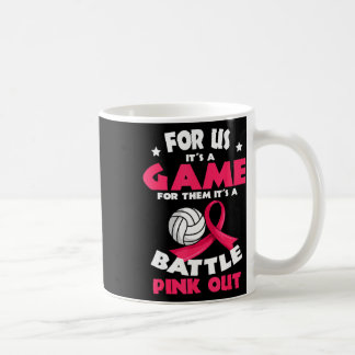 Mug Cancer du sein Pink Ribbon Volleyll Sensibilisatio