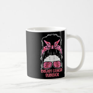 Mug Cancer du sein Survivant Hairbun Cancer du sein Se