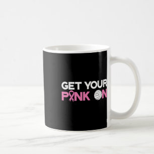 Mug Cancer du sein Volleyll rose ruban chirurgie Sport