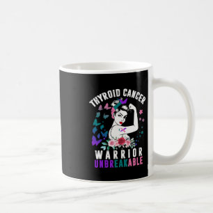 Mug Cancer Femme Guerrière Violet rose Ruban Sensibili