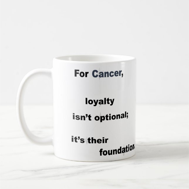 Mug Cancer Fun & Inspiration Design pour un usage quot (Gauche)