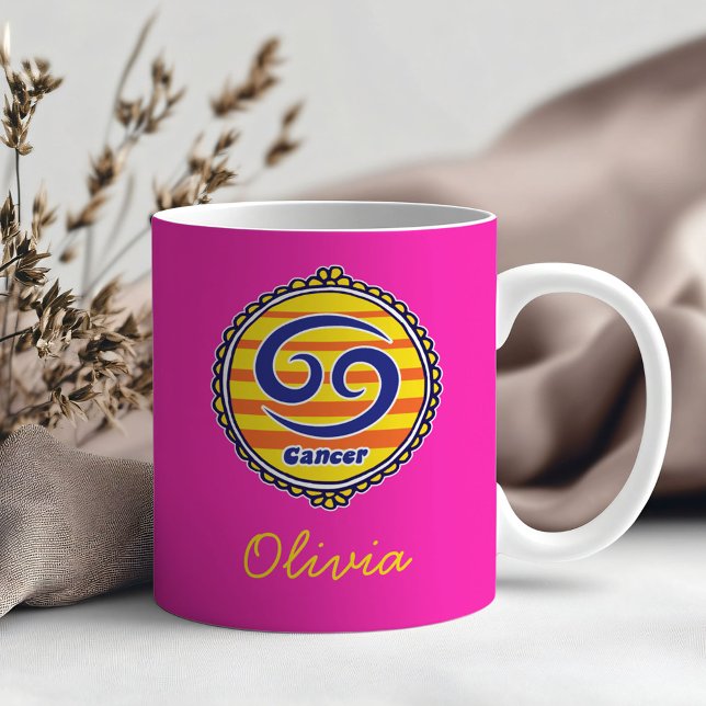 Mug Cancer Groovy Personnalisé (Créateur téléchargé)