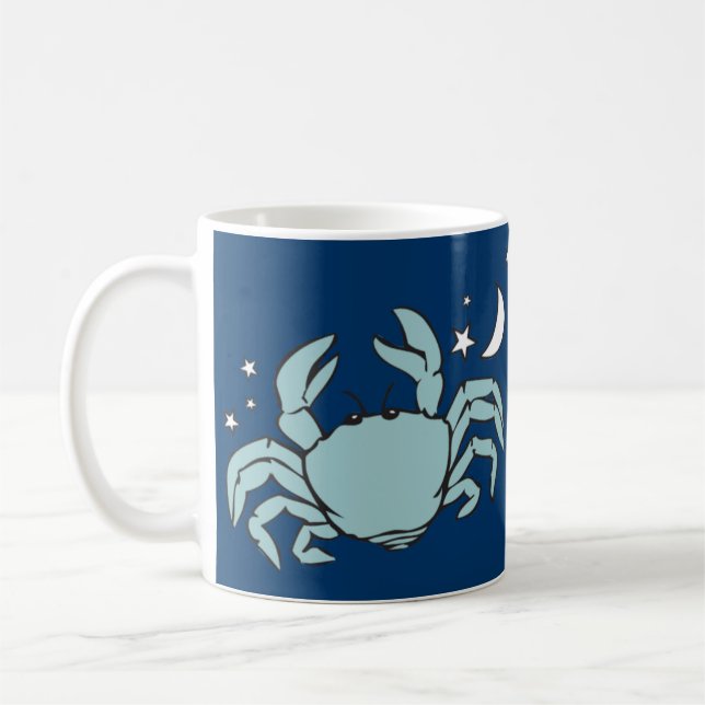 Mug Cancer La muqueuse astrologique du crabe (Gauche)