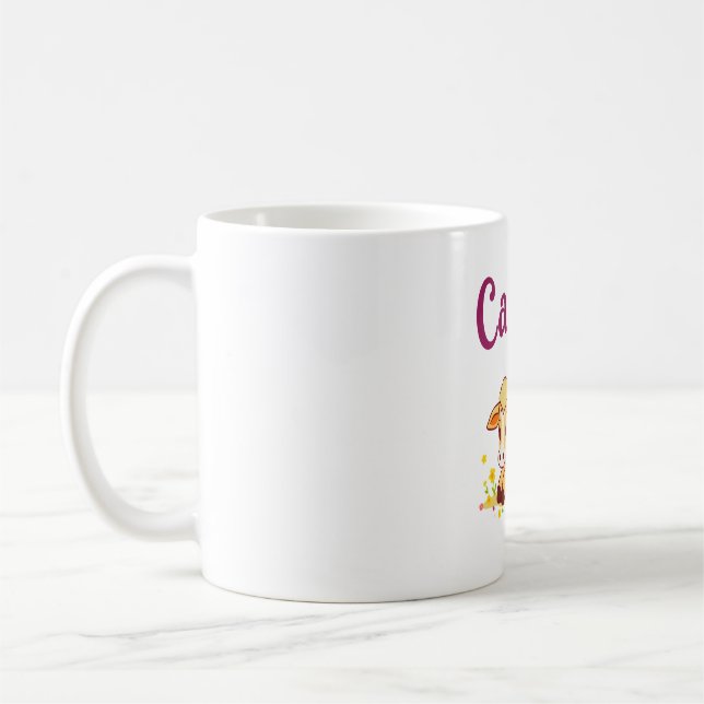 Mug Cancer Vache zodiaque, Cancer mignon (Gauche)