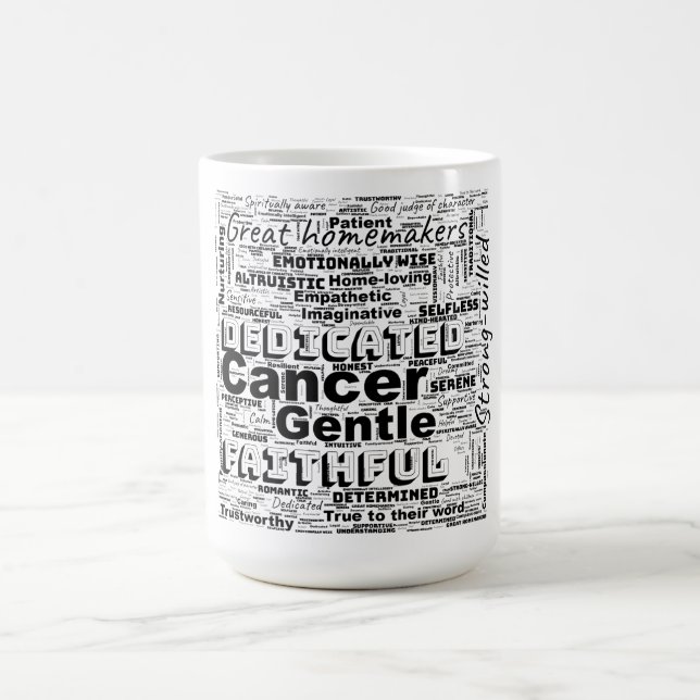 Mug Cancer Zodiac Mot Cloud Inspiration (Centre)