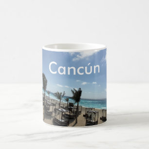 Mug Cancún (Mexique) - blanc blanc classique de